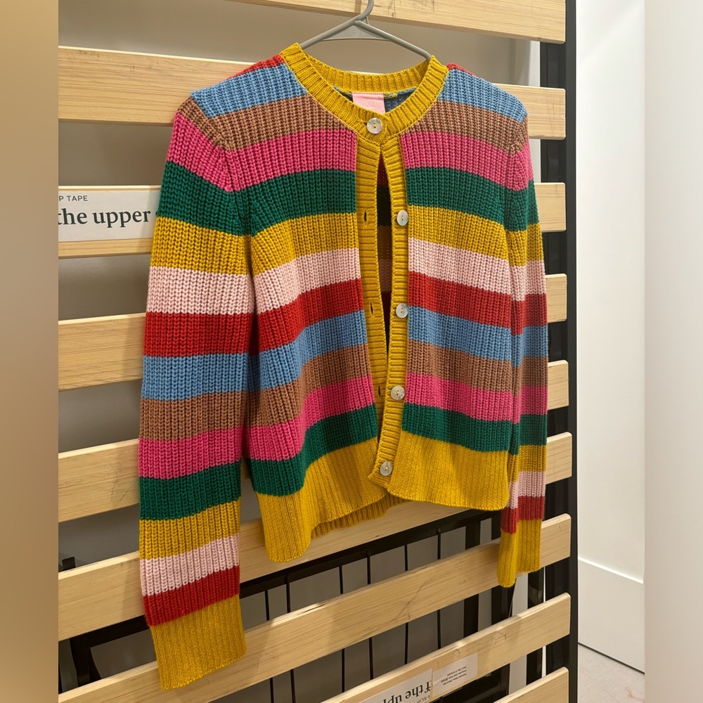 Ban.do / Bando Sunset Stripe Multi-Color Button-Up Cardigan - Small
